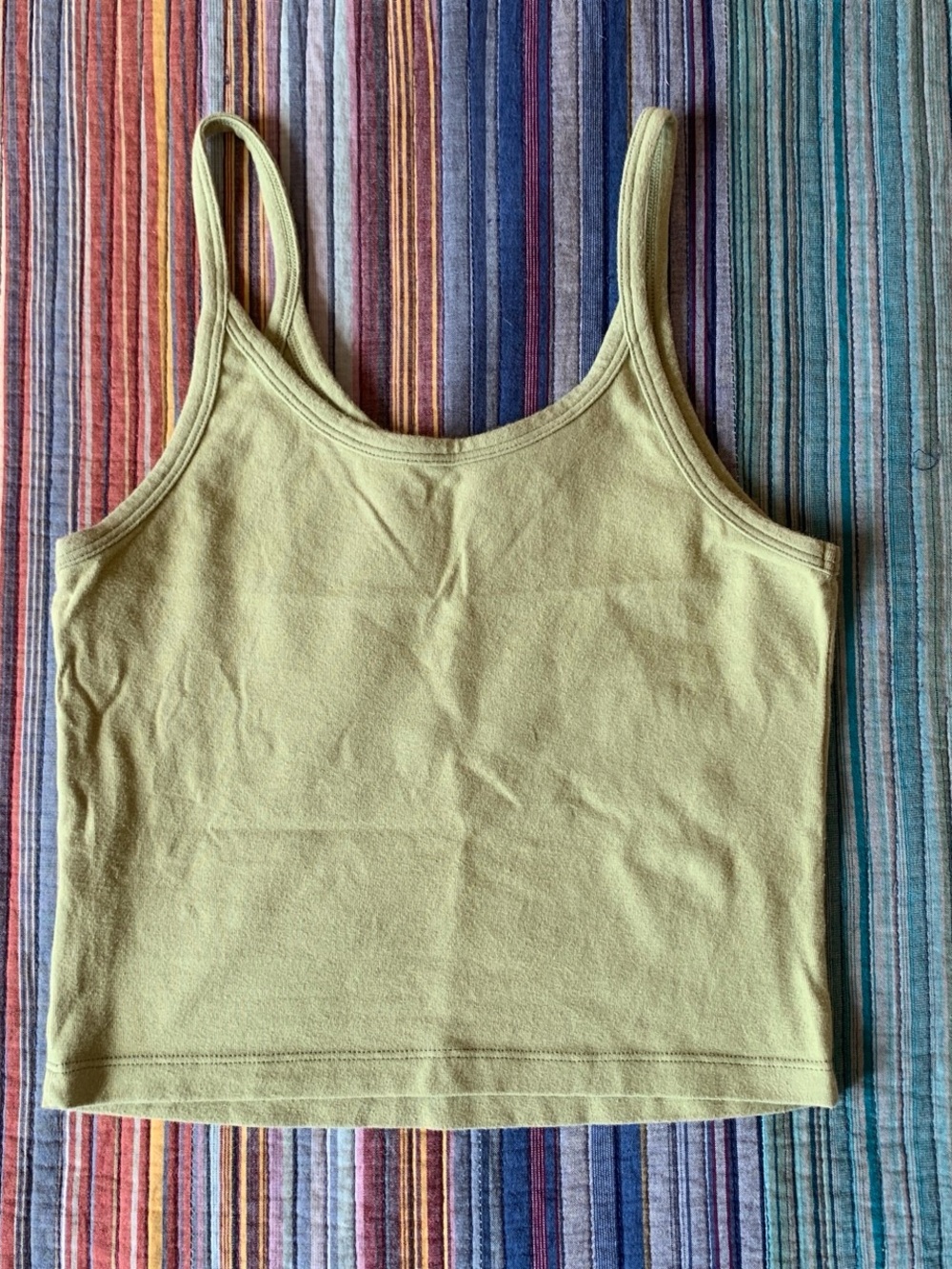 ARQ pistachio green tank